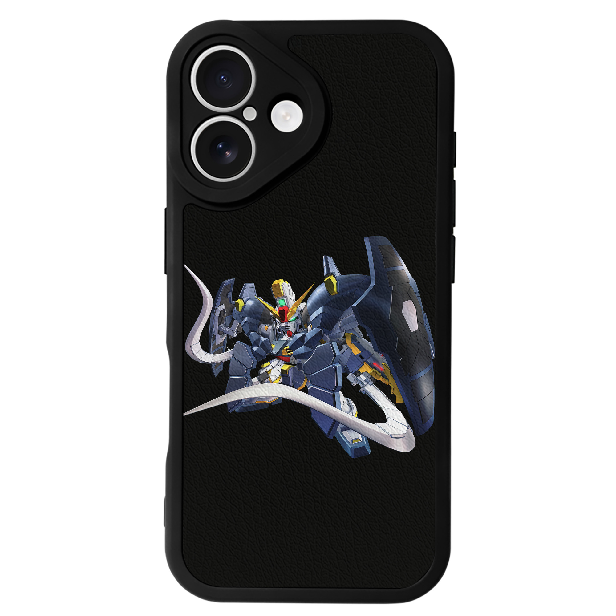 （画像用） 機動戦士ガンダム Mobile Suit Gundam 【iPhone 16シリーズ対応】シリコンスマホケース（レザー調） 材質：シリコン